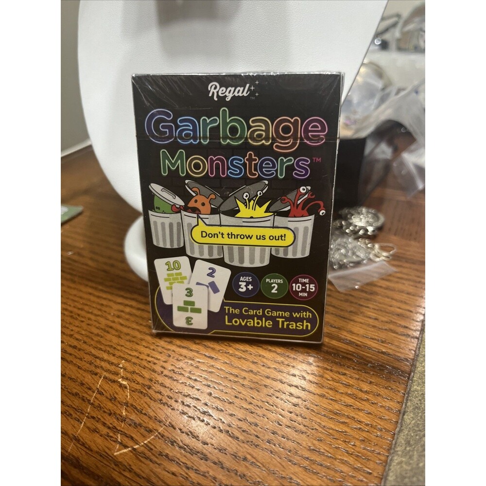 Garbage Monsters Lovable Trash Card Game by Regal  NEW / SEALED